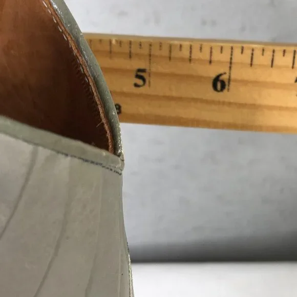 Dan Post Boots Womens Size 6.5C Gray Leather Western Pointed Toe Spain 4117 - Picture 10 of 16